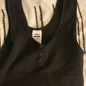 Gymshark Power down crop bralette - Black